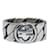 Silver Gucci Interlocking G Ring Silvery  ref.1171166