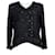 Chanel 9Chaqueta de tweed Lesage negra con botones de K$ CC Negro  ref.1171198