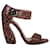 Prada python sandals Exotic leather  ref.1171226