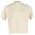 Camiseta AMI Paris com gola alta em algodão creme Branco Cru  ref.1171256