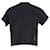 AMI Paris T-Shirt mit hohem Kragen aus schwarzer Baumwolle  ref.1171257