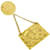 Chanel Broche Bolsa Matelassê CC Dourado Metal  ref.1171298