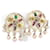 Chanel Boucles d'oreilles à clips avec fausses perles CC Métal Doré  ref.1171300