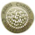 Chanel Broche de chapéu CC Dourado Metal  ref.1171307