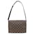 Louis Vuitton Damier Ebene Musette Tango Short Strap N51255 Brown Cloth  ref.1171311