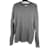 ZADIG & VOLTAIRE T-shirt en maille.International L Coton Gris  ref.1171338
