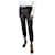 Giambattista Valli Black elasticated animal print trousers - size XS Polyester Acetate  ref.1171377