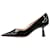 Jimmy Choo Black patent pointed-toe heels - size EU 37.5 Leather  ref.1171394