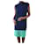 Roksanda Vestido recto sin mangas azul marino - talla M  ref.1171407