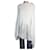 Autre Marque Cream knit cape - size M Cotton Cashmere Viscose Nylon Angora  ref.1171427