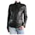 Autre Marque Black leather jacket - size IT 44  ref.1171428