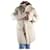 Loro Piana Neutrale Regenjacke mit Kapuze und Reißverschluss – Größe L Baumwolle  ref.1171440