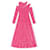 Ganni Kleider Pink Samt  ref.1171455