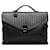 Bottega Veneta Black Intrecciato Perforated Envelope Briefcase Leather Pony-style calfskin  ref.1171482