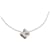 Hermès Hermes Silver Cage dH Cube Necklace Silvery Metal Platinum  ref.1171504