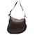 Fendi Brown Leather Oyster Shoulder Bag Dark brown Pony-style calfskin  ref.1171508