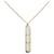 Hermès Hermes Gold Charniere Necklace Golden Leather Metal Pony-style calfskin Gold-plated  ref.1171523