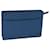 LOUIS VUITTON Epi Pochette Homme Clutch Blau M52522 LV Auth 58456 Leder  ref.1171619