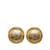 Boucles d'oreilles à clip Chanel CC dorées Plaqué or  ref.1171727