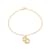 Gold Dior Logo Rhinestone Bracelet Golden  ref.1171773