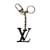 Llavero plateado con iniciales LV de Louis Vuitton Plata  ref.1171775