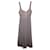 Victoria Beckham ärmelloses A-Linien-Kleid aus elfenbeinfarbener Viskose Weiß Roh Zellulosefaser  ref.1171839