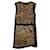 Alberta Ferretti Sleeveless Mini Dress in Animal Print Cotton Black  ref.1171840