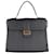 Etro Black grained leather flap top handle bag  ref.1171861