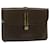Bolsa de ombro Christian Dior em couro marrom Auth hk953  ref.1171912