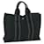 Hermès HERMES Fourre Tout PM Hand Bag Canvas Black Auth bs10415 Cloth  ref.1171999