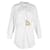 Autre Marque Christopher Esber Mini-robe chemise Folia à découpes et boucles flottantes en coton blanc  ref.1172117