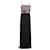 Vestido largo con parte superior adornada Missoni en seda de poliéster negra Negro  ref.1172126