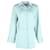 The Attico Mini-robe Margot en soie bleu sarcelle Vert  ref.1172136