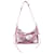 Givenchy pink 2023 Borsa Mini Voyou in pelle laminata Rosa  ref.1172151