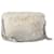 Jimmy Choo CALLIE SHOULDER LATTE Cream Metal Faux fur  ref.1172158