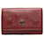 Porta-chaves Chanel Red CC Caviar Couro Vermelho  ref.1172171
