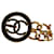Cintura a catena con medaglione dorato CC Chanel D'oro Metallo Placcato in oro  ref.1172195