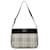 Burberry Brown House Check Shoulder Bag Beige Leather Cloth Pony-style calfskin Cloth  ref.1172206