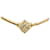 Collana con ciondolo con strass in oro Dior D'oro Metallo Placcato in oro  ref.1172216