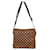 Louis Vuitton Naviglio Ebene Damier Canvas Unisex Messenger Top Flap Zipper Bag Braun  ref.1172247