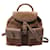 VINTAGE GUCCI BAMBOO BACKPACK 003-1998 GRAINED LEATHER & SUEDE BACKPACK BAG Brown  ref.1172347