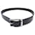 NEW MONTBLANC MEN’S BELT 34MM BLACK LEATHER BUCKLE BLACK LEATHER BELT  ref.1172361