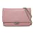 Chanel CC Quilted Leather Wallet on Chain Pink  ref.1172444