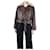 Brunello Cucinelli Brown double-breasted belted jacket - size UK 10 Leather  ref.1172453