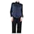 Brunello Cucinelli Blue button-up silk-blend shirt - size UK 16  ref.1172454