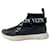 Valentino Garavani sneakers trainers Black Leather  ref.1172516