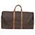 Louis Vuitton Keepall 55 Brown Cloth  ref.1172543