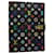 LOUIS VUITTON Multicolor Agenda PM Tagesplaner Cover Schwarz R.21076 Auth yk9641EIN  ref.1172782