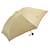 FENDI Zucchino Canvas folding Umbrella Nylon Gold Beige Auth bs9905 Golden  ref.1172796