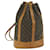 LOUIS VUITTON Monogram Randonnee GM Shoulder Bag M42244 LV Auth ki3725 Cloth  ref.1172799